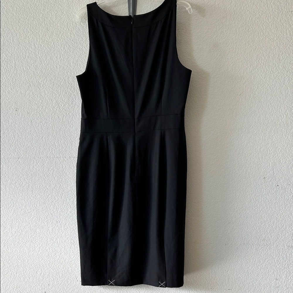 J. Crew Classic Black Midi Dress NWT 14T - Picture 6 of 9